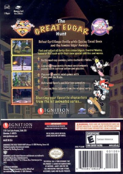 Animaniacs - The Great Edgar Hunt (USA)